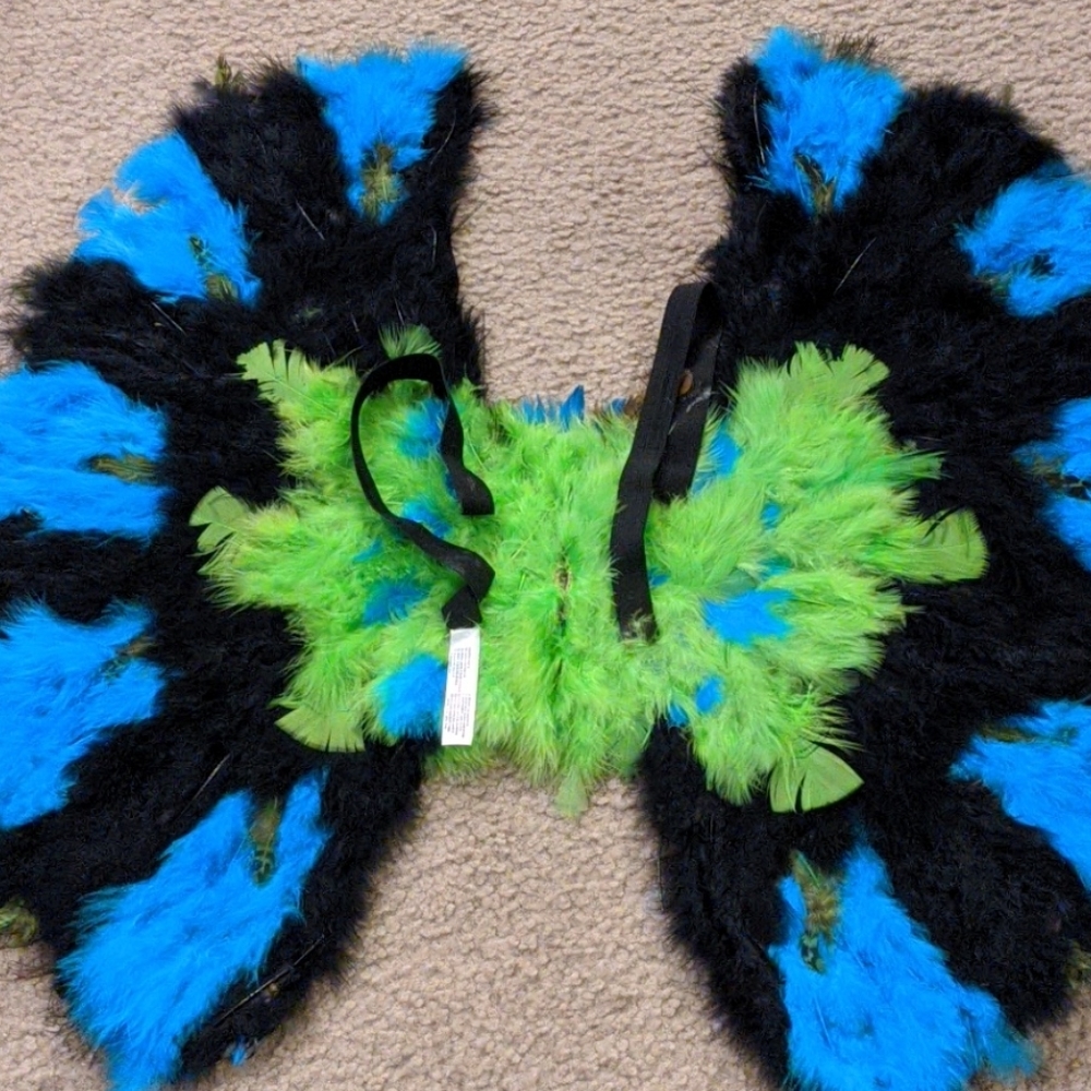 Peacock wings!